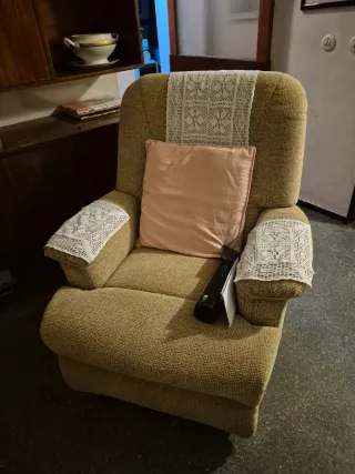 Conjunto 4 sillones individuales tela