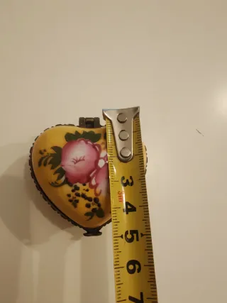 Mini scatola a forma di cuore in porcellana