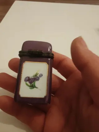 Mini scatola portagioie in porcellana