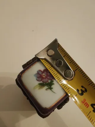 Mini scatola portagioie in porcellana