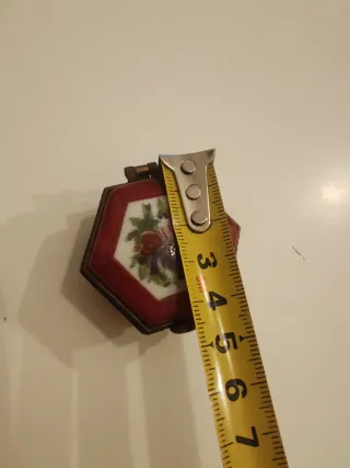 Mini scatola esagonale in porcellana