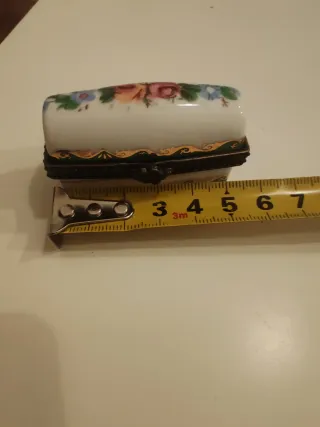 Mini scatola portagioie in porcellana