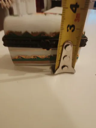 Mini scatola portagioie in porcellana