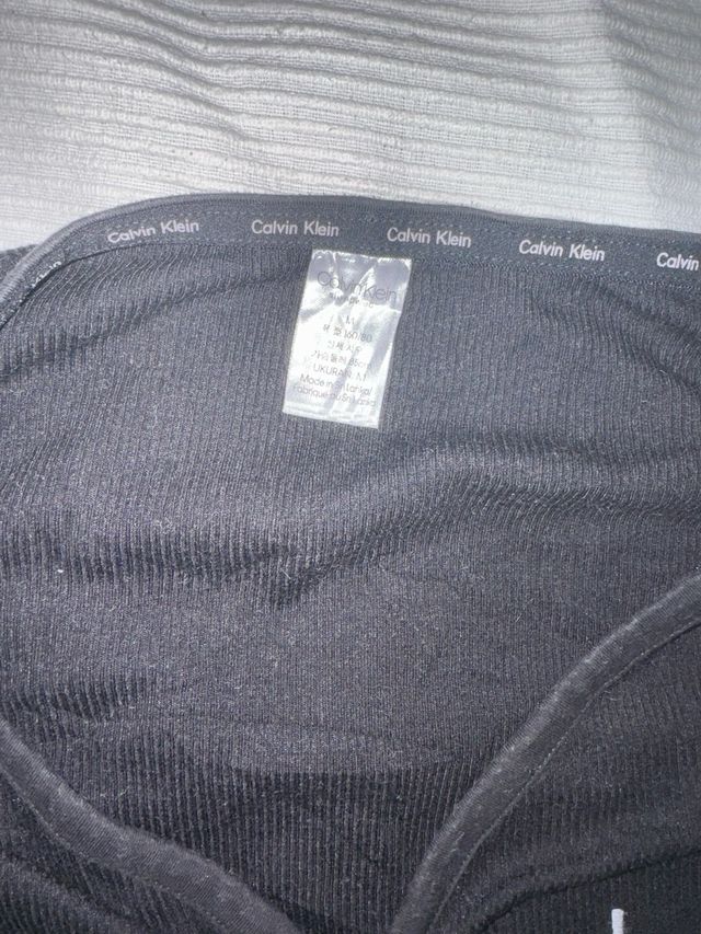 Calvin Klein Men's Black Long Sleeve EU M