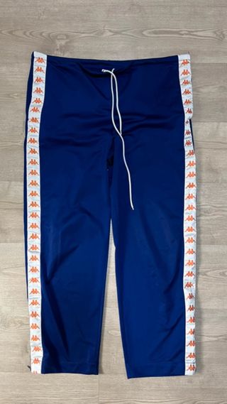 Pantalón Kappa Vintage 80s Azul Naranja