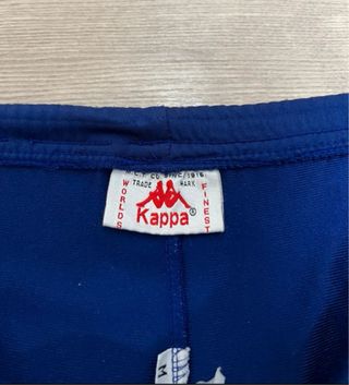 Pantalón Kappa Vintage 80s Azul Naranja