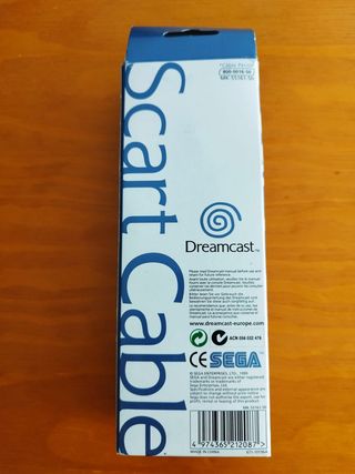 Cable Scart Dreamcast - Nuevo - Sega -