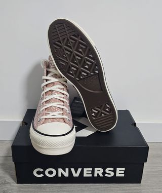 Converse Plataforma Talla 40 Rosa Glitter