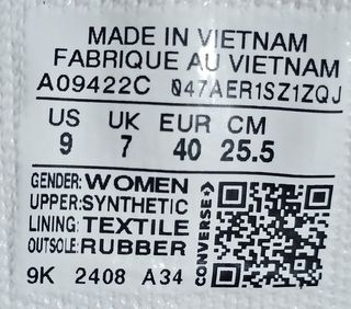 Converse Plataforma Talla 40 Rosa Glitter