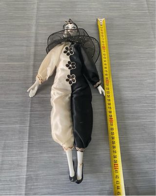 Pierrot vintage ceramica da collezione ceppiratti