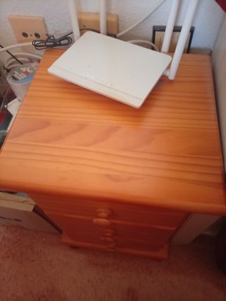 Cómoda de madera 3 cajones