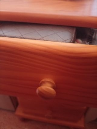 Cómoda de madera 3 cajones