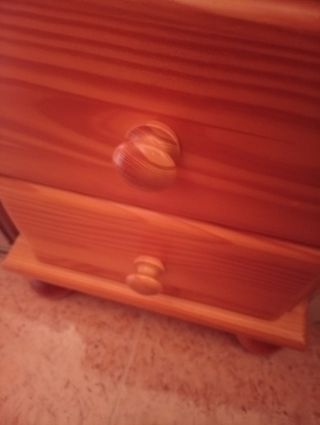 Cómoda de madera 3 cajones