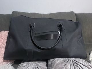 Maleta de viaje negra estilo Prada