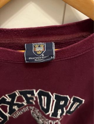 Sudadera Oxford University Roja