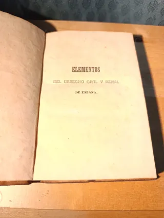 derecho civil y penal año 1843 La Serna