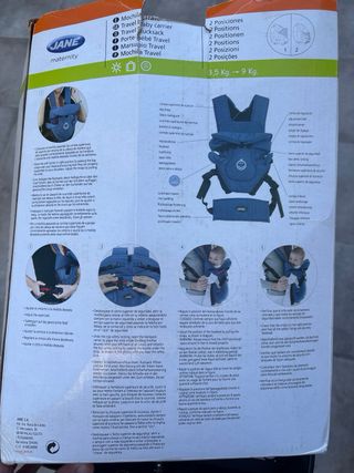 Mochila portabebés Jané azul