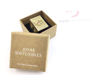 sello oro 18k con circonita