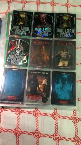 Cartas Coleccionables Stranger Things 148 unidades