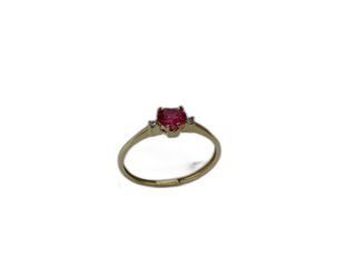 anillo oro 18k con piedra