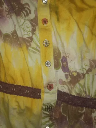 Blusa de tirantes estampada