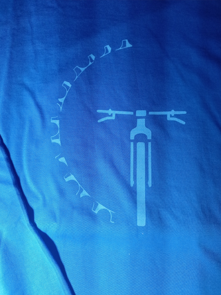 Camiseta manga larga algodón estampada