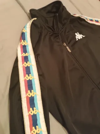 Chaqueta Kappa Vintage Mujer Negra