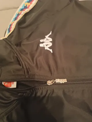 Chaqueta Kappa Vintage Mujer Negra