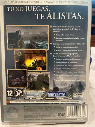 Medal of Honor Frontline PS2 Platinum