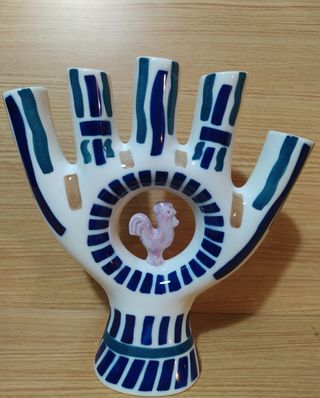 Figura Sargadelos Mano Gallo 24x22,5 cm