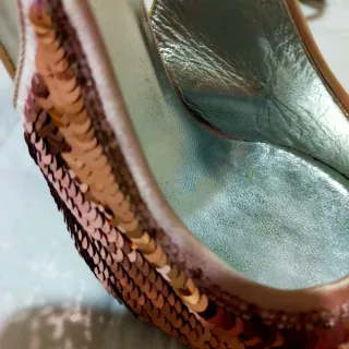 Zapatos Dolce&Gabbana Tacon Lentejuelas Rosa