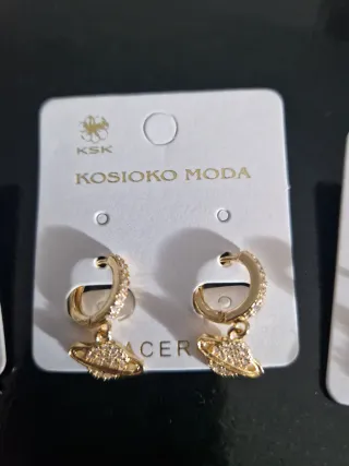 Pendientes Bisutería en acero inoxidable