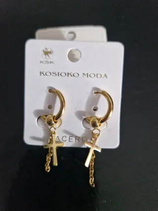 Pendientes Bisutería en acero inoxidable