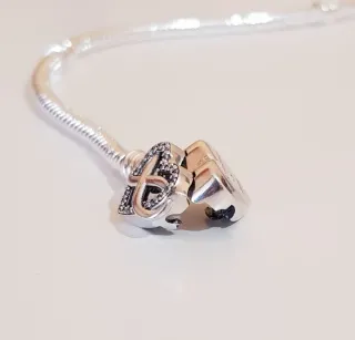 Pulsera Corazón Infinito Plata