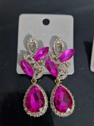 Pendientes Bisutería con Cristales varios  estilos