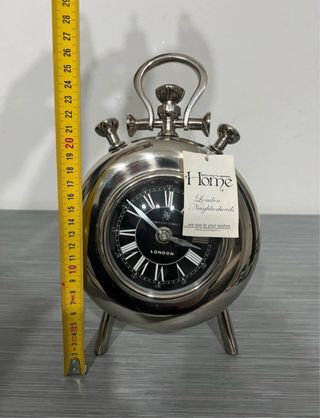 Orologio da tavolo in acciaio inox