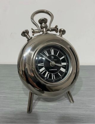 Orologio da tavolo in acciaio inox