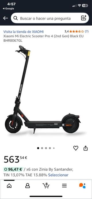 Xiaomi 4 Pro 2ª Gen Patinete Eléctrico