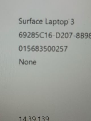 Surface Laptop 3 13.5 i7/16/256GB Negro