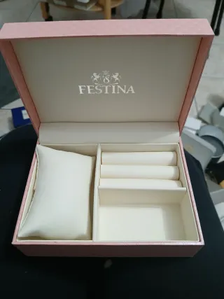 Espositore gioielli Festina rosa e beige