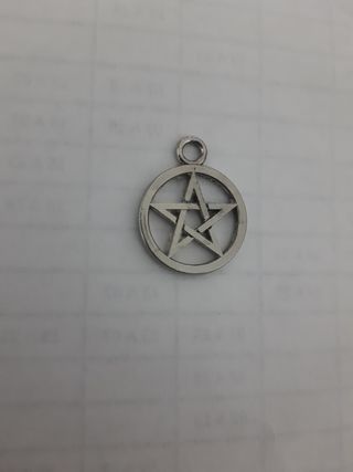 Colgante Estrella de David Plata