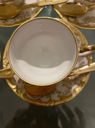 Set di 5 tazze da caffè antiche