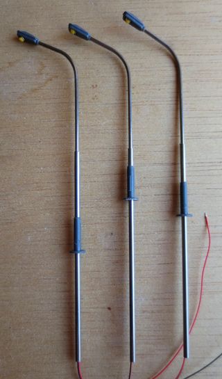 FAROLAS LED PARA DECORACION MAQUETAS H0 y N