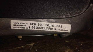 AIRBAG DELANTERO IZQUIERDO AUDI A5 COUPE (8T)