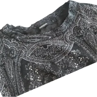 Jersey Desigual Negro y Plateado