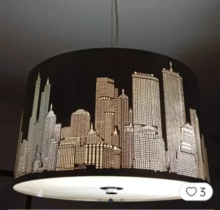 Lámpara de pared diseño ciudad