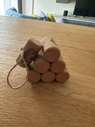 Soprammobile portachiavi tappi sughero