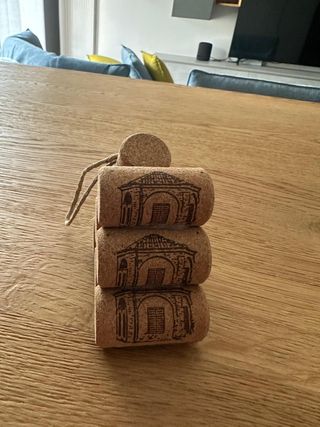 Soprammobile portachiavi tappi sughero