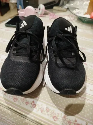 Zapatillas Adidas Galaxy 7 Negras Blancas