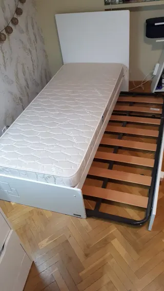 Camanido-cuna 80/90 cm con colchón + supletoria